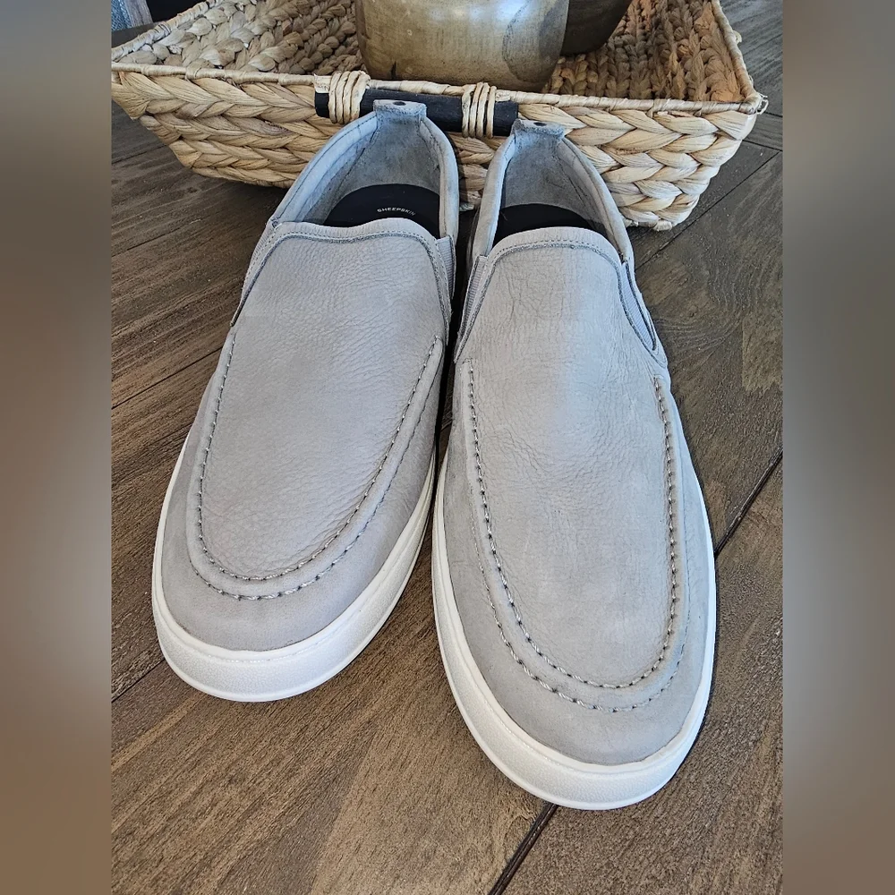 SECTION-X Men's Gray Classy Slip-On Loafers Boat Shoes Size 12 NWOB